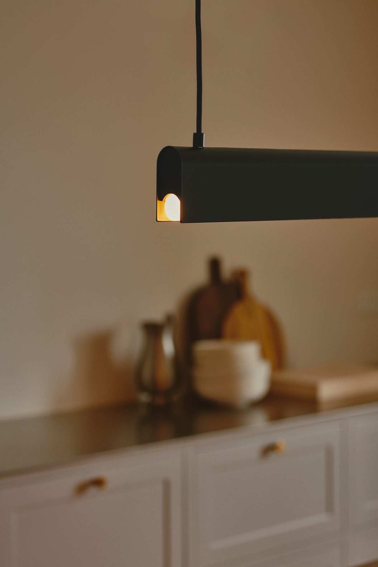 DftP Beau 100 Pendant Black - Comet Lighting