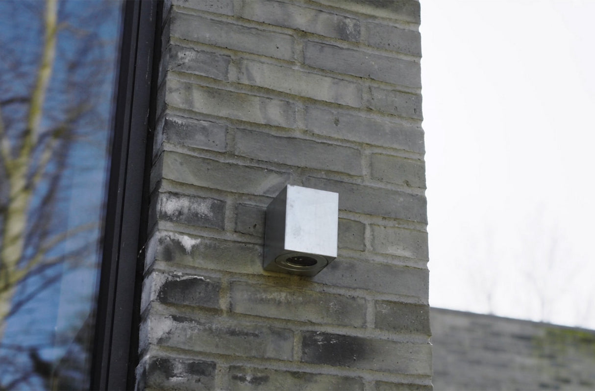 Nordlux Canto Kubi 2 Outdoor Wall Light Galvanised - Comet Lighting