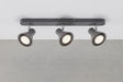 Eik 3 | Spot Light | Grey - Comet Lighting