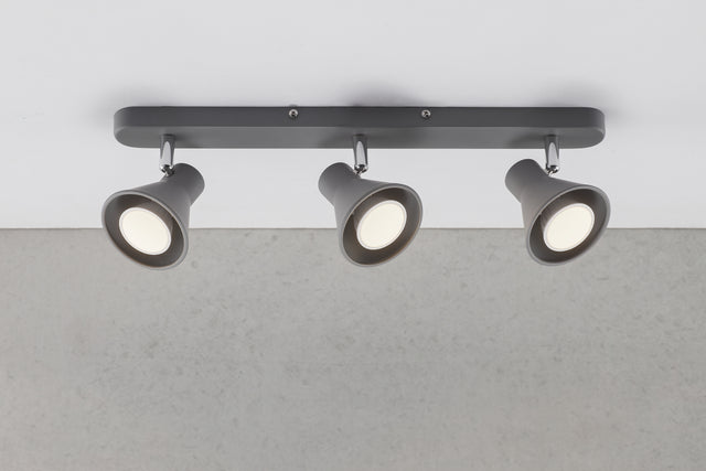 Eik 3 | Spot Light | Grey - Comet Lighting