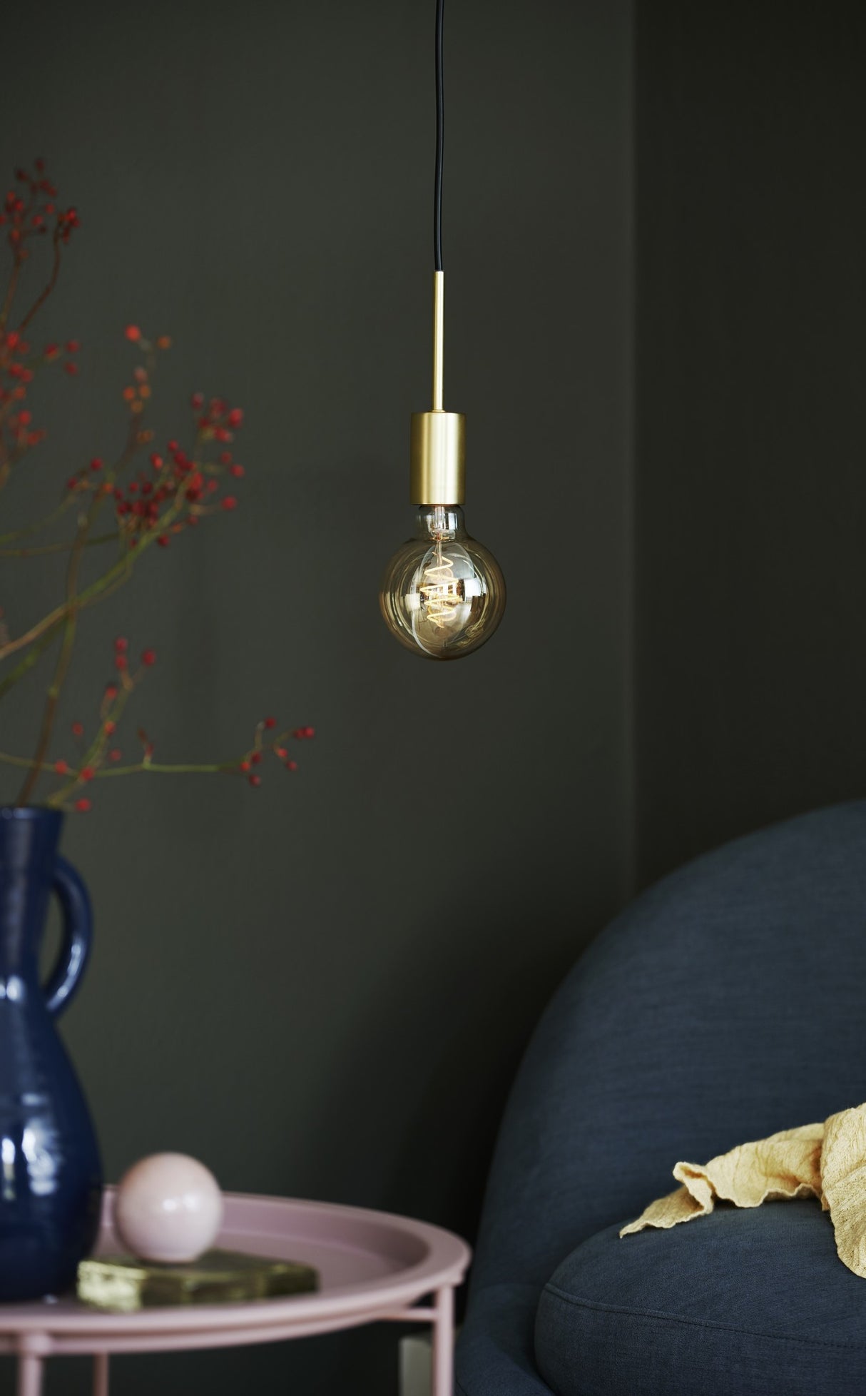 Paco | Pendant Kit | Brass - Comet Lighting