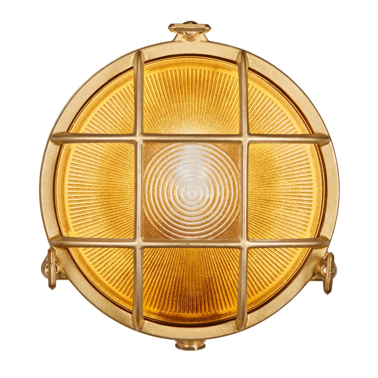 Nordlux Polperro Outdoor Wall Light Brass - Comet Lighting