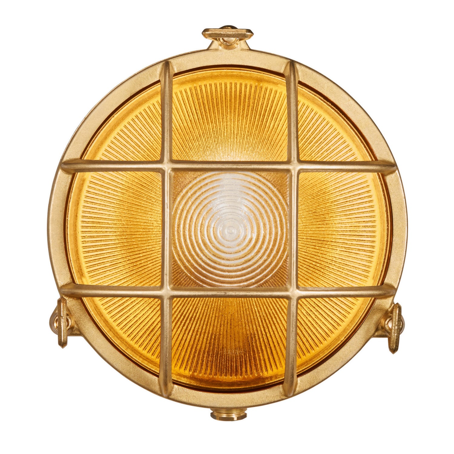 Nordlux Polperro Outdoor Wall Light Brass - Comet Lighting