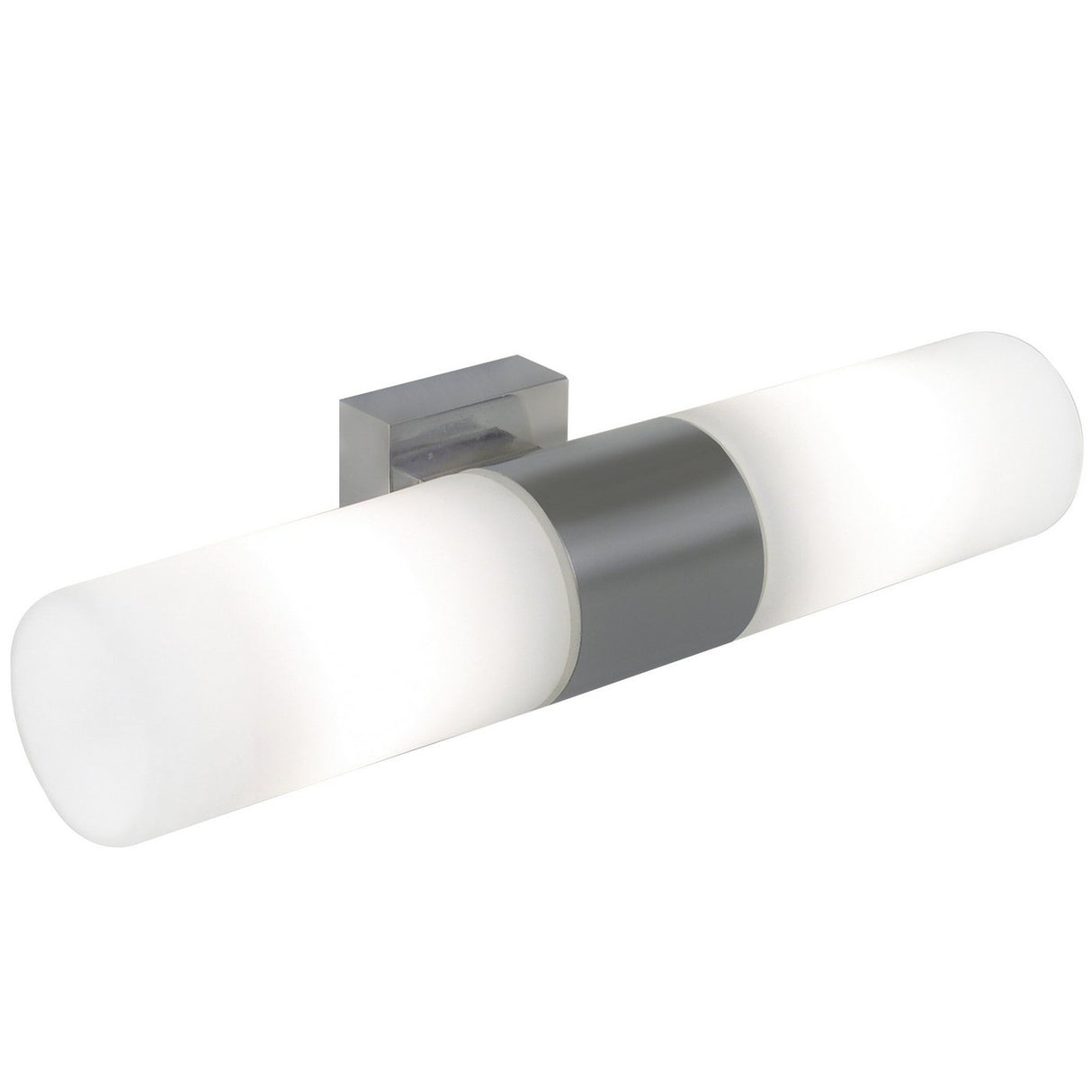 Tangens Double | Wall light | Brushed steel - Comet Lighting
