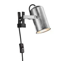 Porter | Clamp lamp | Galvanized - Comet Lighting