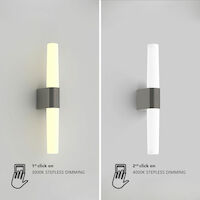Nordlux Helva Double Wall Light Chrome - Comet Lighting