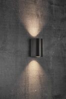 Nordlux Canto Maxi 2 Outdoor Wall Light Black - Comet Lighting