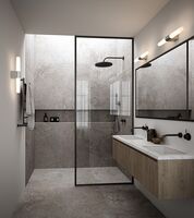 Nordlux Helva Double Wall Light Chrome - Comet Lighting