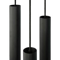 Vico 3-Rondel | Pendant | Black - Comet Lighting