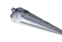Works IP65 2x24 | Batten Light Fitting | Grey - Comet Lighting
