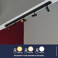 Nordlux Omari 5Lt Spotlight Bar Black - Comet Lighting