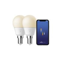 Smart E14 | 2-pack | G45 | 2200-6500 Kelvin | 470 Lumen | Light Bulb | White - Comet Lighting