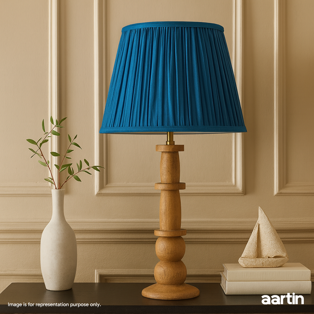 AARTIN HAZEL TABLE LAMP IN WOOD WITH NATURAL WOOD FINISH(BASE ONLY)