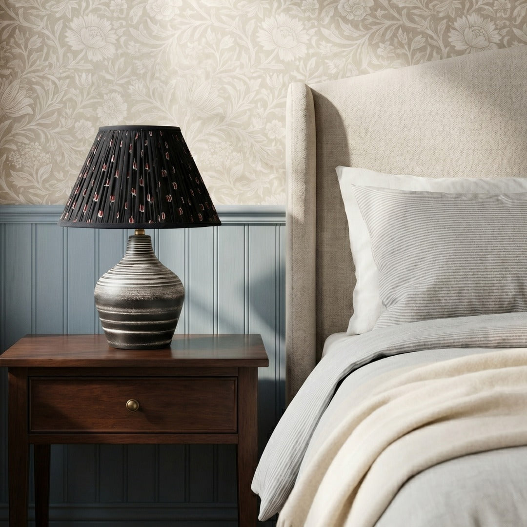 Midnight Lotus Lampshade