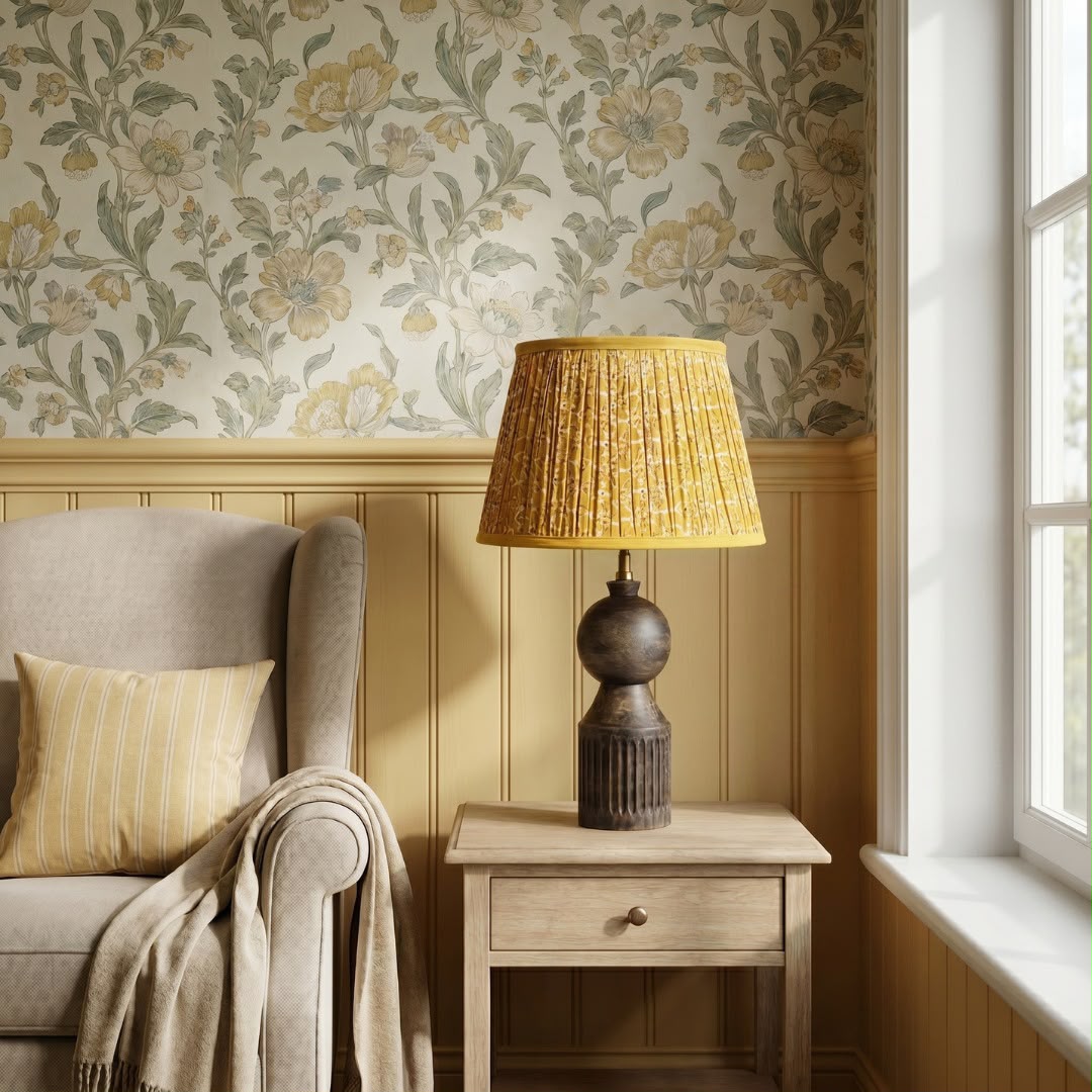 Golden Circuit Lampshade