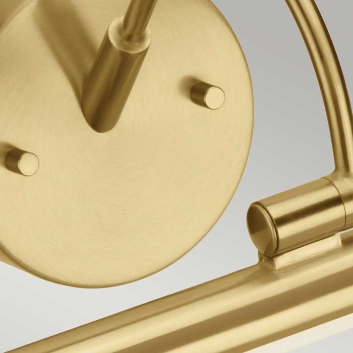 Alton 1 Light Large LED Picture Light - Brushed Brass - Comet Lighting