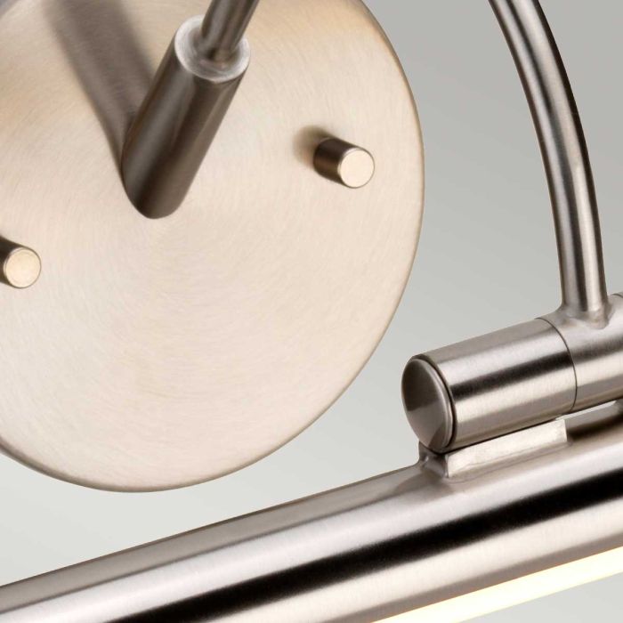 Alton 1 Light Large LED Picture Light - Brushed Nickel - Comet Lighting