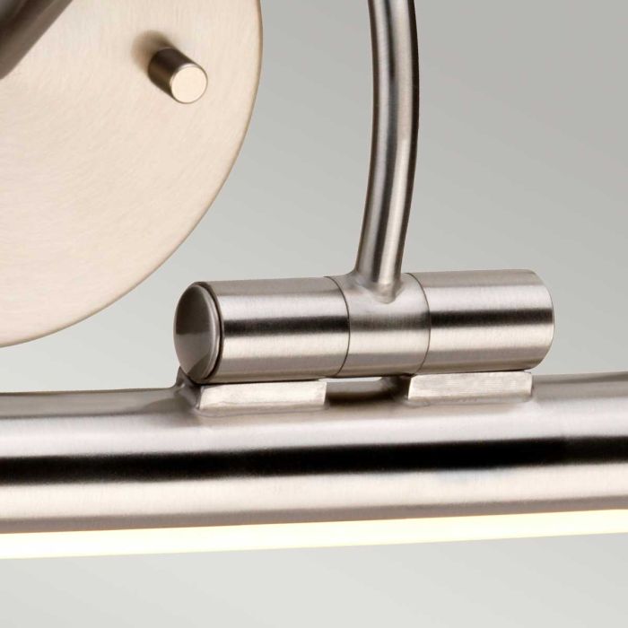 Alton 1 Light Large LED Picture Light - Brushed Nickel - Comet Lighting