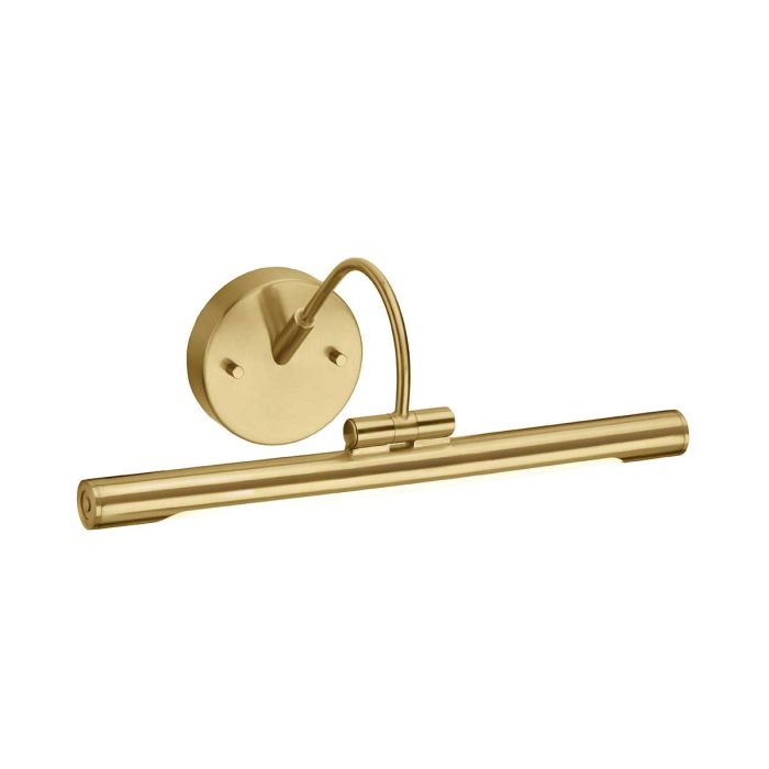 Alton 1 Light Small LED Picture Light - Brushed Brass - Comet Lighting
