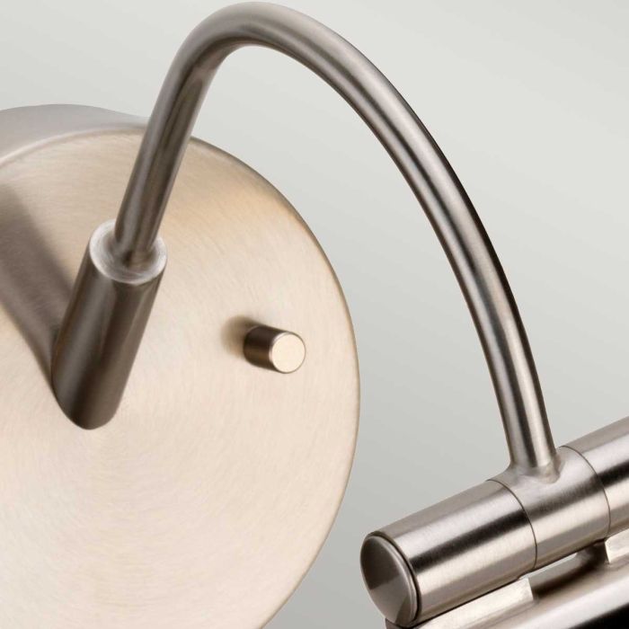 Alton 1 Light Small LED Picture Light - Brushed Nickel - Comet Lighting