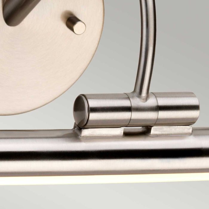 Alton 1 Light Small LED Picture Light - Brushed Nickel - Comet Lighting