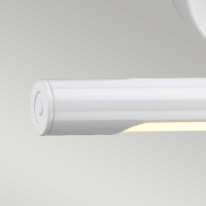 Alton 1 Light Small LED Picture Light - White - Comet Lighting