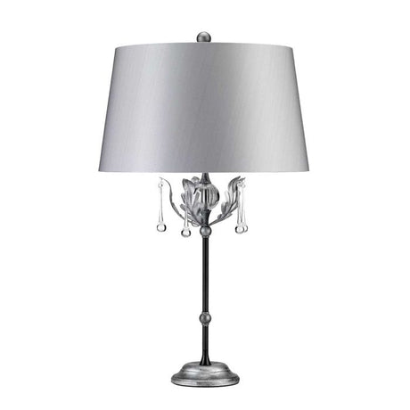 Amarilli 1 Light Table Lamp - Black/Silver - Comet Lighting