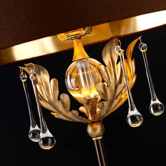 Amarilli 1 Light Table Lamp - Bronze/Gold - Comet Lighting