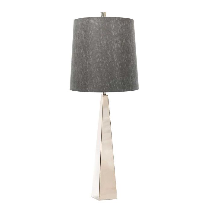Ascent 1 Light Table Lamp - Polished Nickle - Comet Lighting