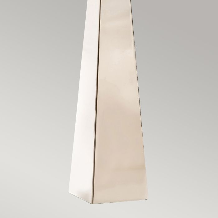 Ascent 1 Light Table Lamp - Polished Nickle - Comet Lighting