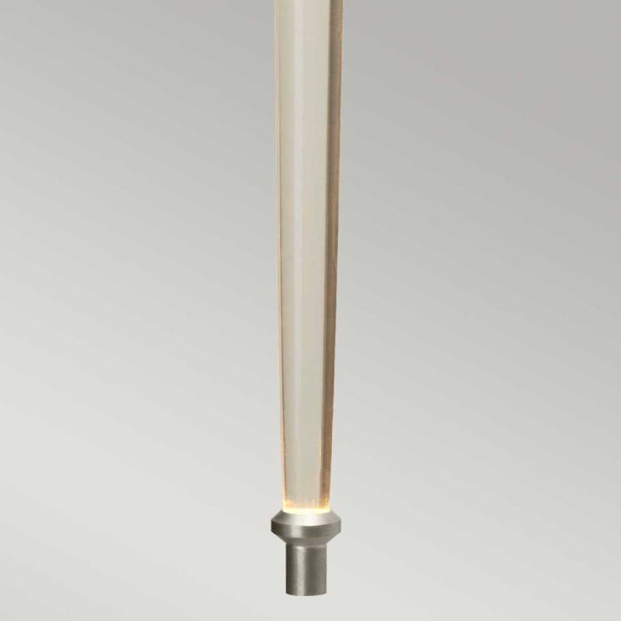 Agatha 2 Light Wall Light - Brushed Nickel - Comet Lighting