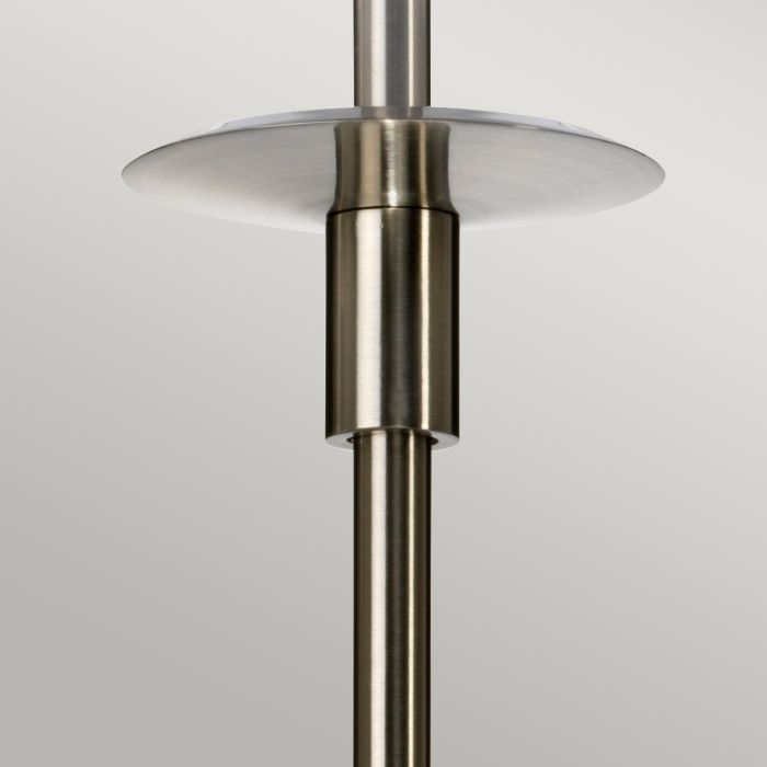 Agatha 1 Light Pendant - Brushed Nickel - Comet Lighting