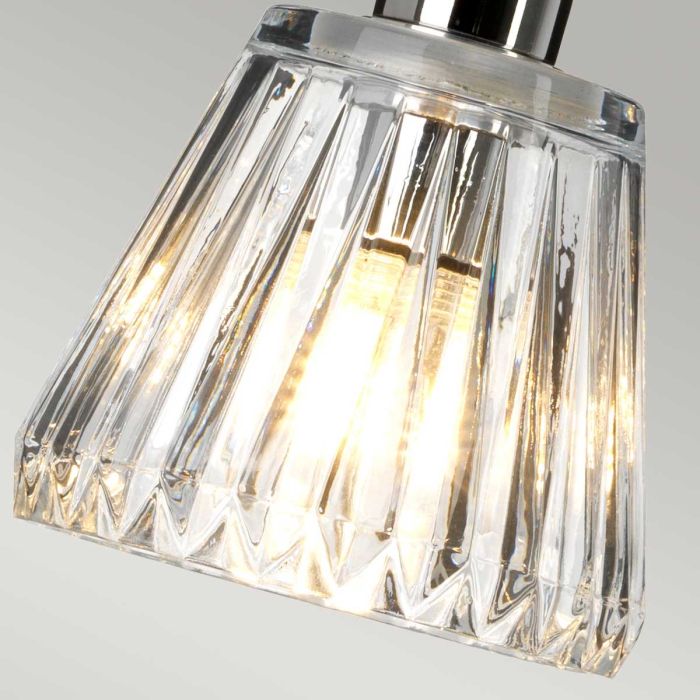 Agatha 1-Light Pendant - Polished Chrome - Comet Lighting