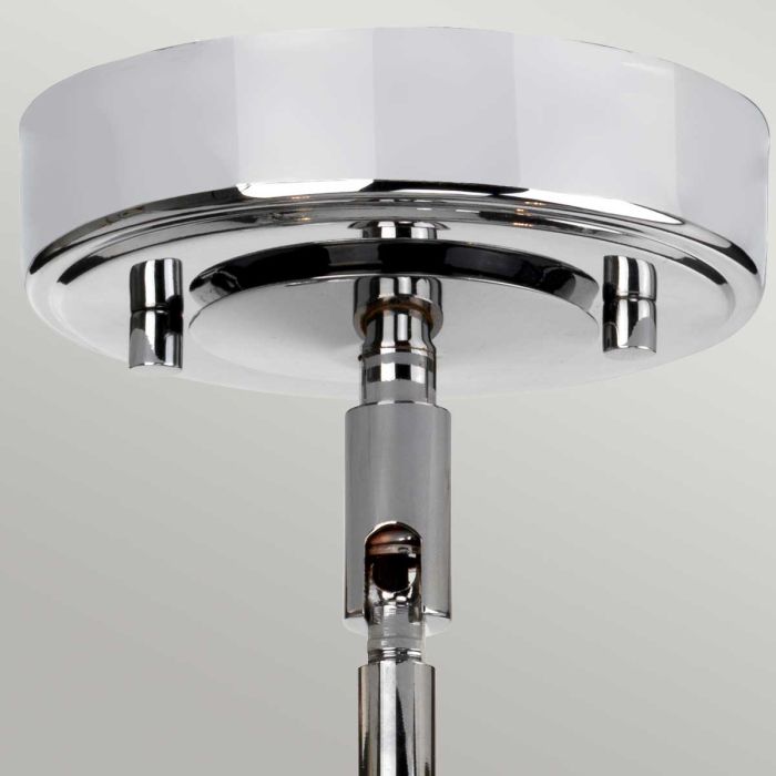Agatha 3-Light Pendant - Polished Chrome - Comet Lighting
