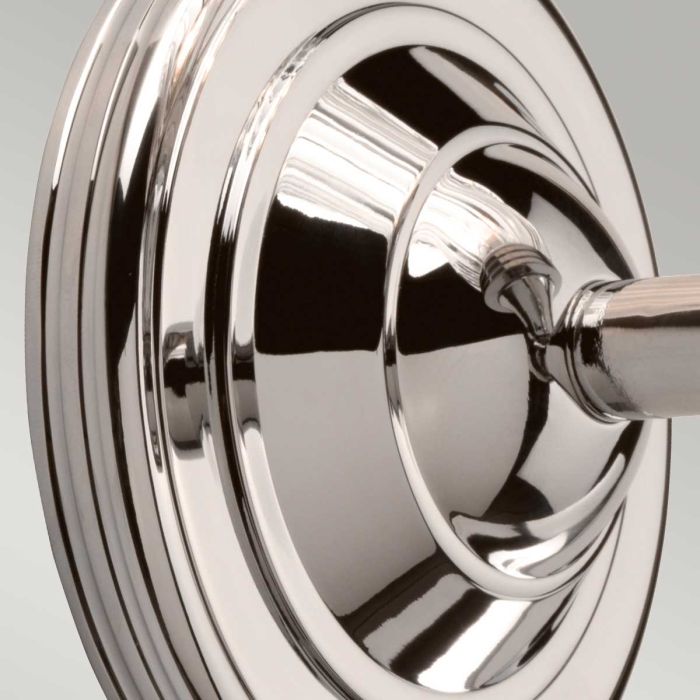 Austen 1 Light Wall Light - Polished Nickel - Comet Lighting