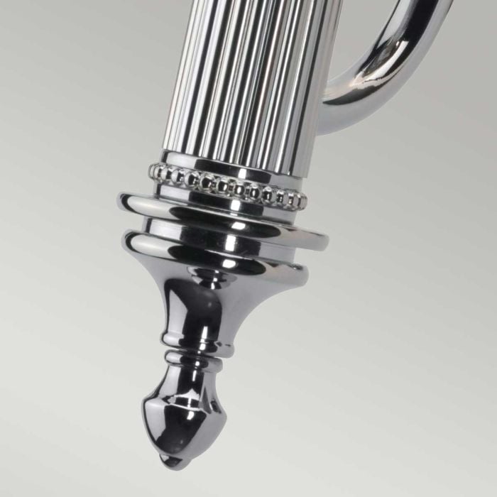 Carroll1 Wall Light Polished Chrome - Comet Lighting