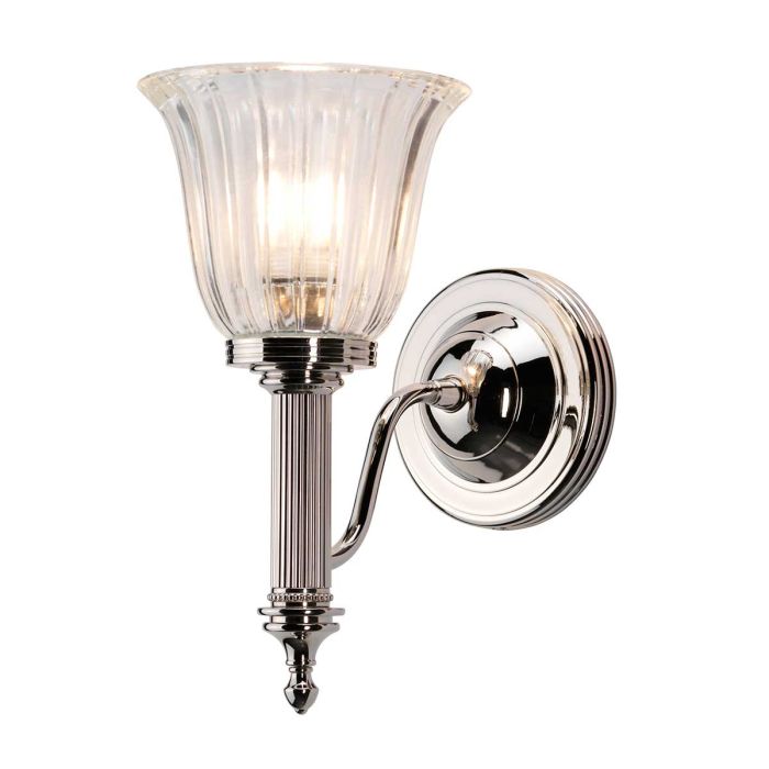 Carroll 1 Light - Polished Nickel - Comet Lighting
