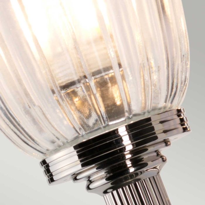 Carroll 1 Light - Polished Nickel - Comet Lighting