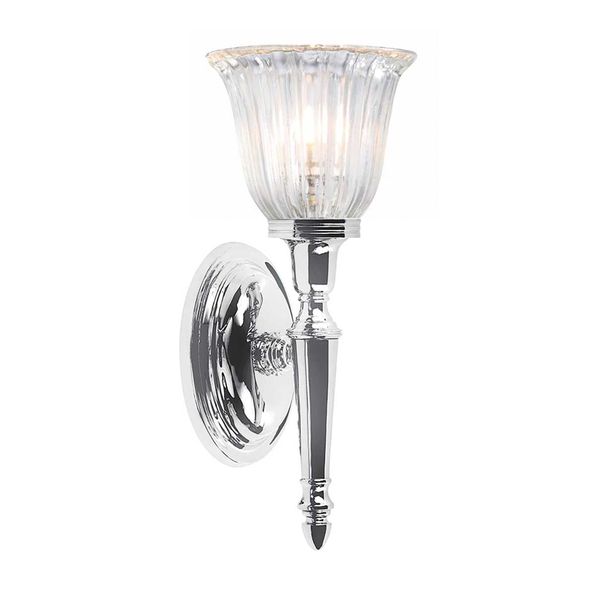 Dryden1 Wall Light Polished Chrome - Comet Lighting