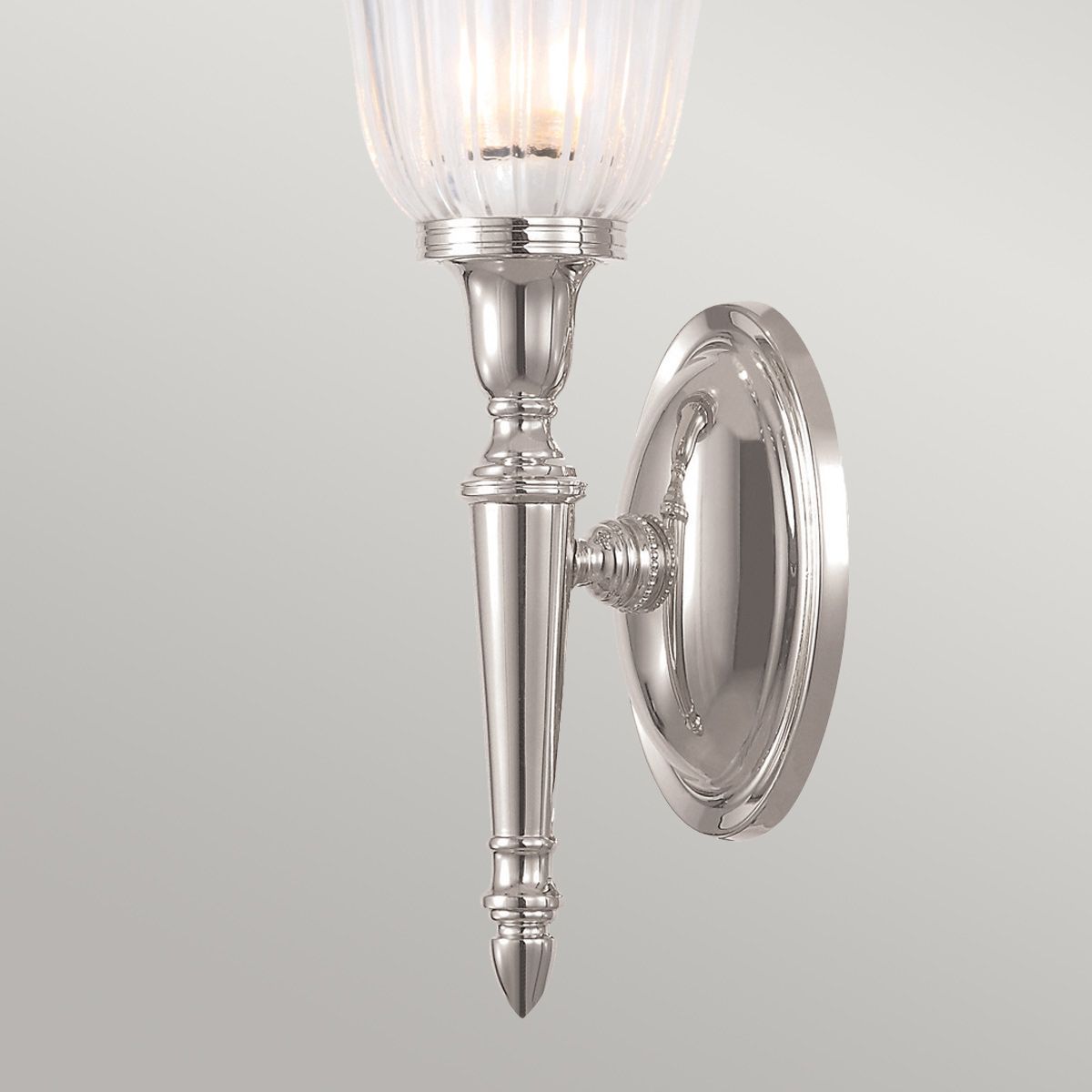 Dryden 1 Light Wall Light - Polished Nickel - Comet Lighting