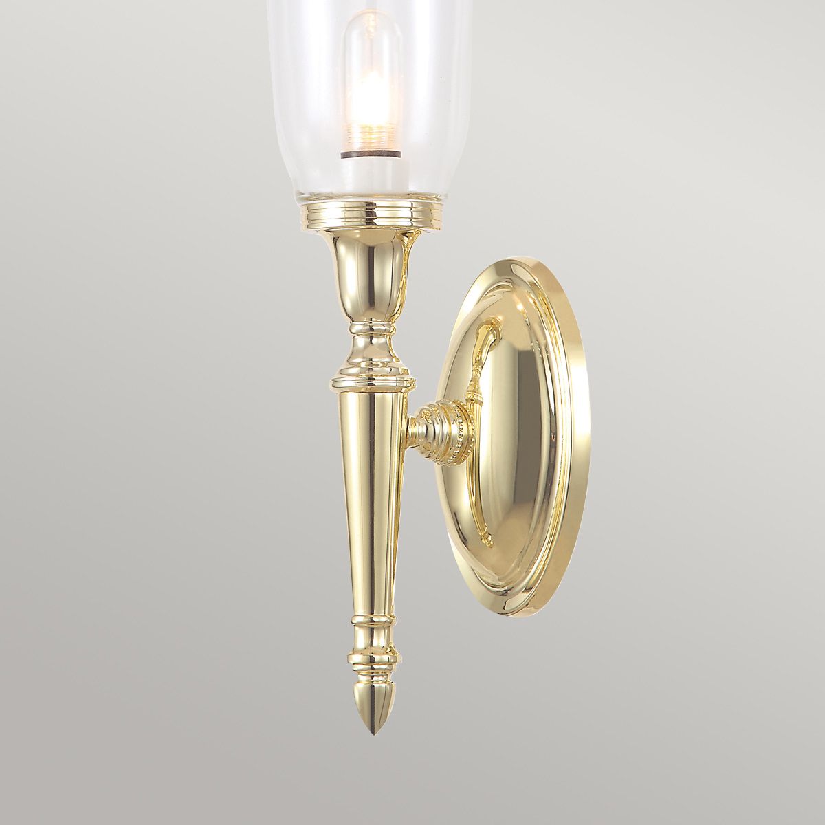 Dryden2 Wall Light Polished Brass - Comet Lighting