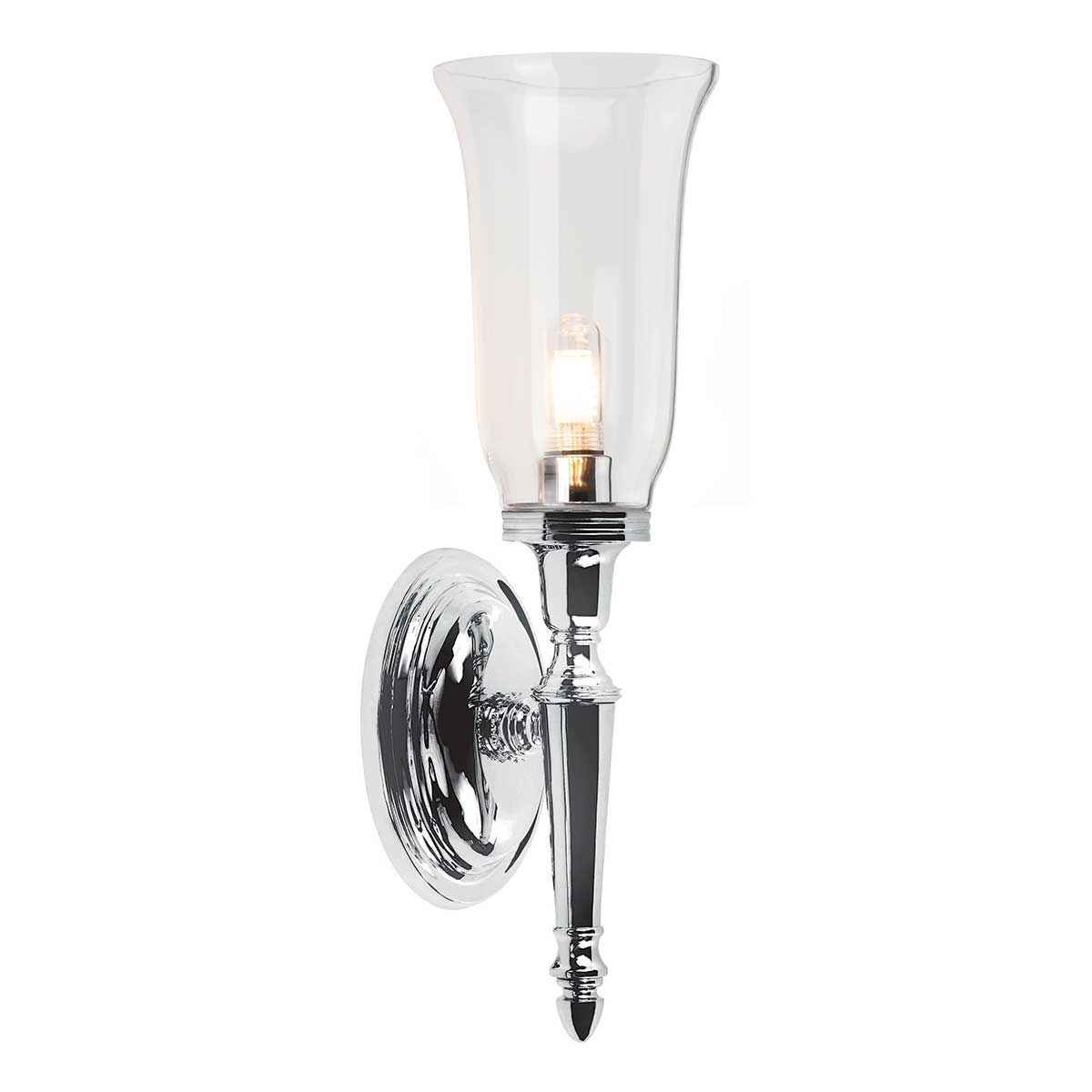 Dryden2 Wall Light Polished Chrome - Comet Lighting