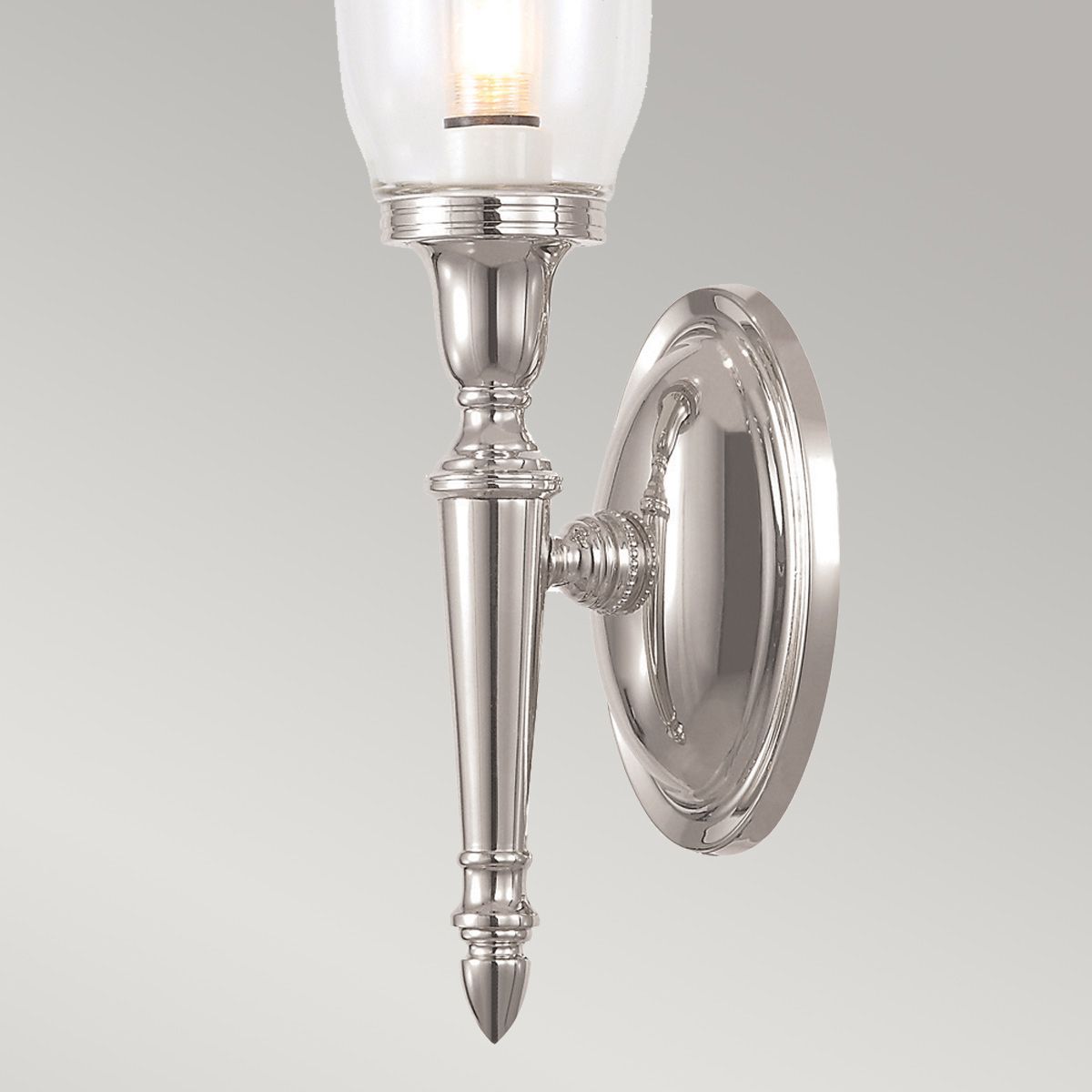 Dryden2 Wall Light Polished Nickel - Comet Lighting