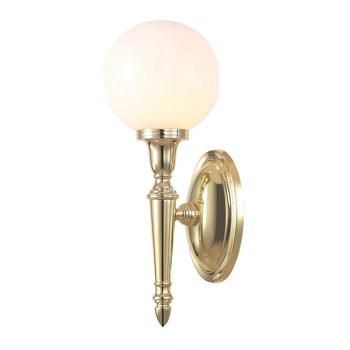 Dryden4 Wall Light Polished Brass - Comet Lighting