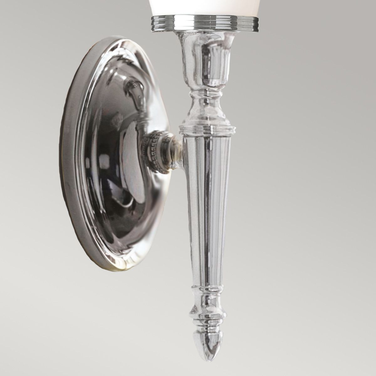 Dryden 1-Light Wall Light Chrome - Comet Lighting