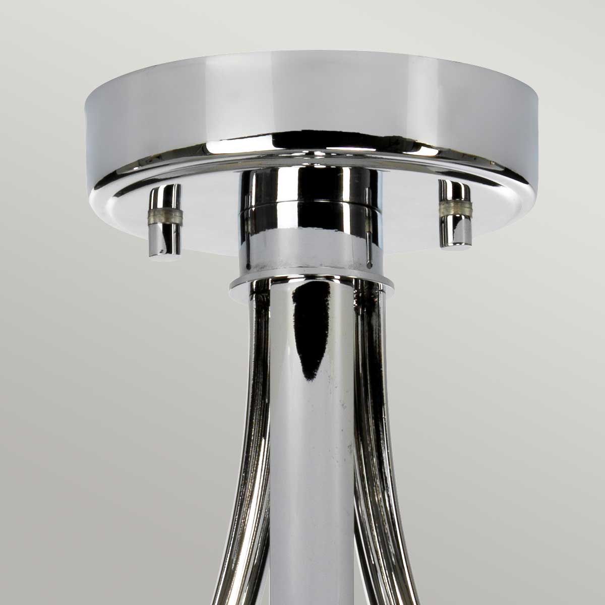 Falmouth 3-Light Semi Flush - Polished Chrome - Comet Lighting