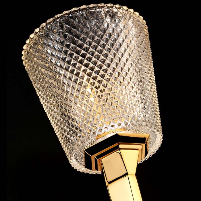 Verity 1 Light Wall Light - Polished Gold - Comet Lighting