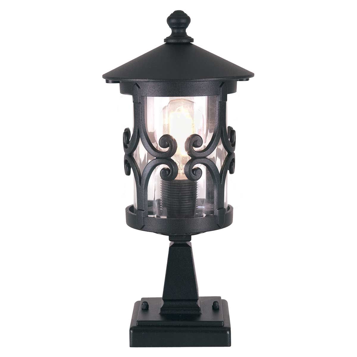 Hereford 1 Light Pedestal Lantern - Comet Lighting