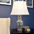 Blue Hex 1 Light Table Lamp - Comet Lighting