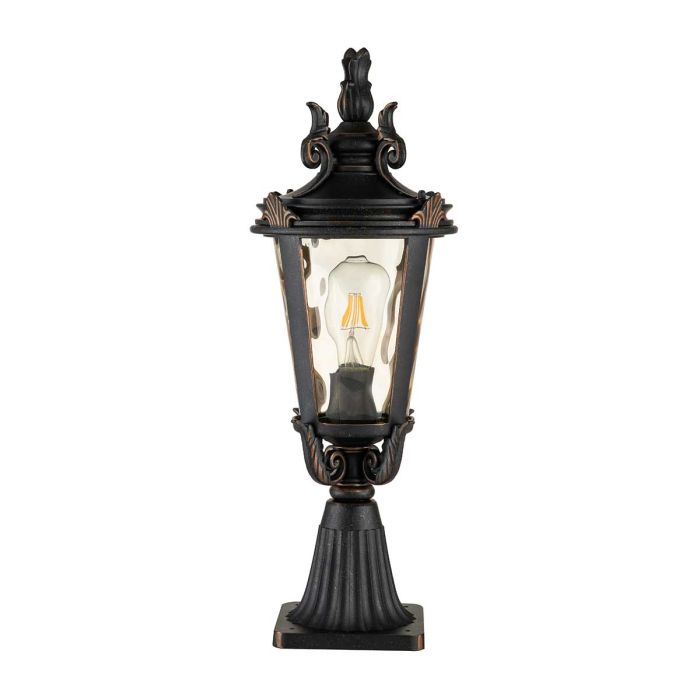 Baltimore 1 Light Medium Pedestal Lantern - Comet Lighting